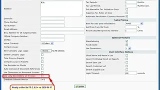 FrontAccounting screenshot