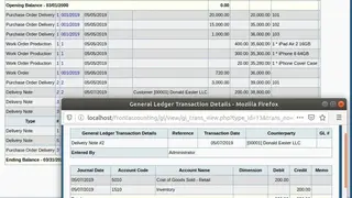 FrontAccounting screenshot