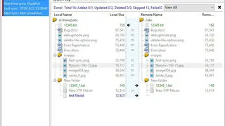 FTP Synchronizer screenshot