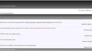FUDforum screenshot