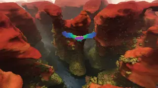 Fugl Meditative bird flying game screenshot