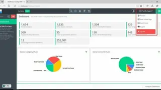 Fundly CRM screenshot