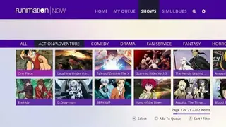 Funimation screenshot