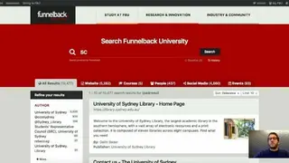 Funnelback screenshot
