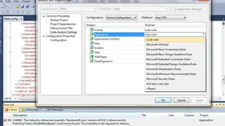 FxCop screenshot