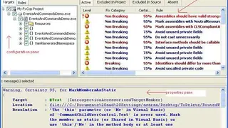 FxCop screenshot