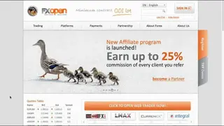 FXOpen screenshot