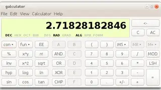 Galculator screenshot