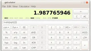 Galculator screenshot