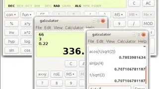 Galculator screenshot