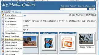 Gallery Server screenshot