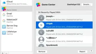 Game Center screenshot