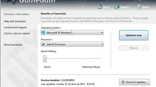 GameGain screenshot