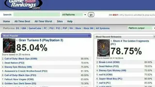 GameRankings screenshot