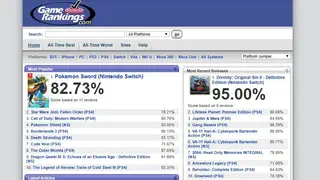GameRankings screenshot