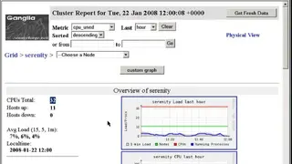 Ganglia screenshot