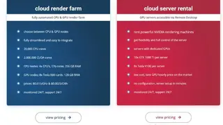 GarageFarm.NET Render Farm screenshot