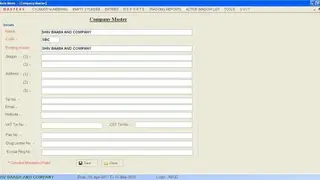 Gas Cylinder Tracking Software screenshot