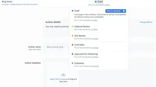 GatherContent screenshot