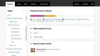 GatherContent screenshot