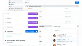GatherContent screenshot