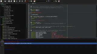 Geany screenshot