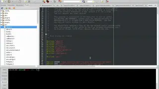 Geany screenshot