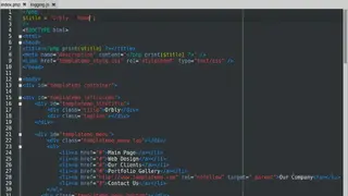 Geany screenshot