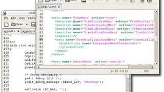 Gedit screenshot