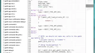 Gedit screenshot