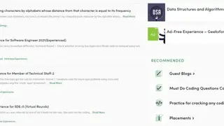 GeeksforGeeks screenshot