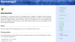GenealogyJ screenshot