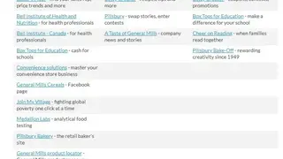 General Mills screenshot