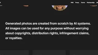Generated Photos screenshot