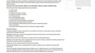Genesis Collections screenshot