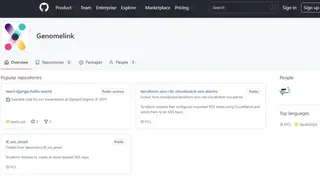 Genomelink screenshot