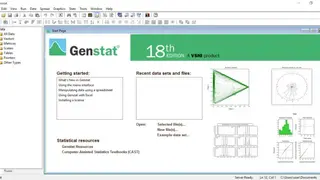 GenStat screenshot