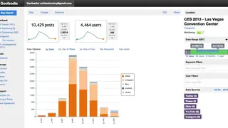 Geofeedia screenshot