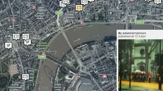 Geofeedia screenshot