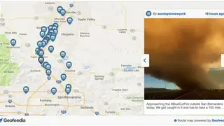 Geofeedia screenshot