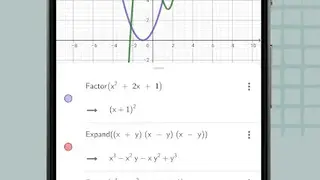 GeoGebra CAS Calculator screenshot