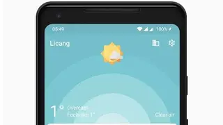 Geometric Weather screenshot