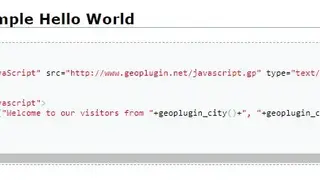 geoPlugin screenshot