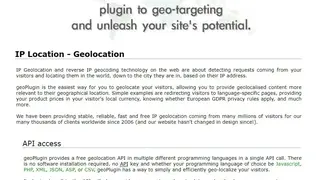 geoPlugin screenshot