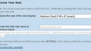 GeoTrust SSL screenshot