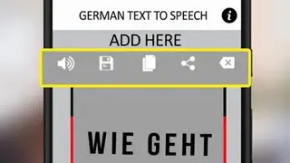 German Text to Speech screenshot