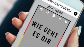 German Text to Speech screenshot
