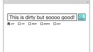 Get the Font screenshot