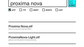 Get the Font screenshot