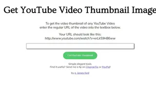 Get YouTube Thumbnail screenshot